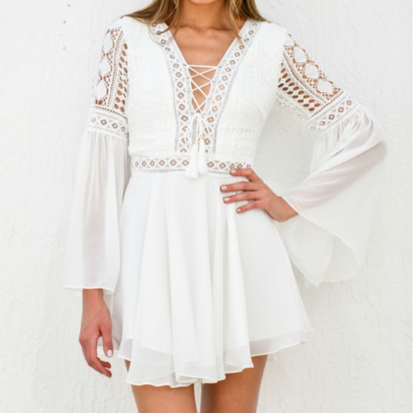 Two sisters white dress - size 4/small - Picture 2 of 6